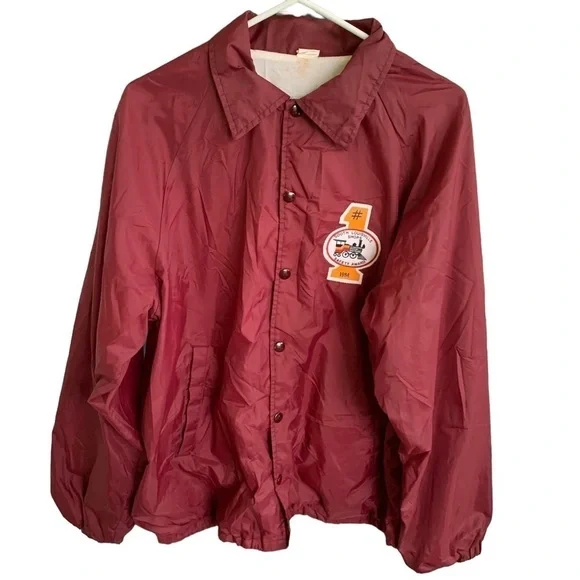 Vintage L&N Railroad South Louisville Shops Satin Jacket XL 1984 Safety Award - Picture 1 of 4